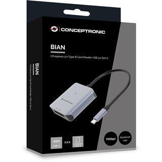 Conceptronic Card Reader USB 3.2 Gen2 Typ-B CFEXPRESS 2.0 sw