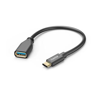 0.15m Hama Adapter 00201605 / USB-A to USB-C Schwarz