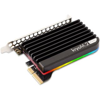Aqua Computer kryoM.2 RGBpx PCIe 5.0/4,0/3.0 x4 Adapter f&uuml;r M.2