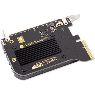 Aqua Computer kryoM.2 RGBpx PCIe 5.0/4,0/3.0 x4 Adapter f&uuml;r M.2