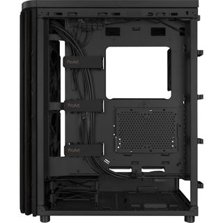 Asus ProArt PA401 Wood Edition Midi Tower ohne Netzteil schwarz