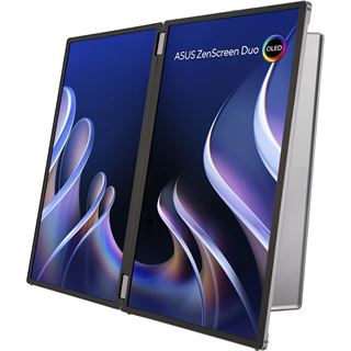 14" (35,56cm) Asus ZenScreen Duo OLED MQ149CD silber 1920x1200