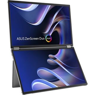14" (35,56cm) Asus ZenScreen Duo OLED MQ149CD silber 1920x1200