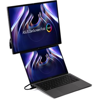 17.3" (43,94cm) Asus ZenScreen Fold MQ17QH grau 2x 2560x1920