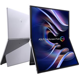 17.3" (43,94cm) Asus ZenScreen Fold MQ17QH grau 2x 2560x1920