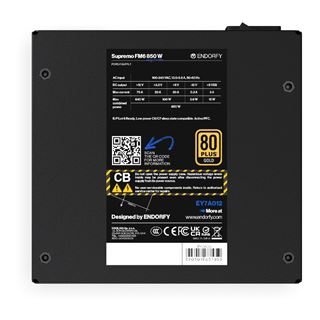 850 Watt Endorfy Supremo FM6 Modular 80+ Gold