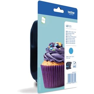 Brother LC123C - Hohe Ergiebigkeit - Cyan - original -