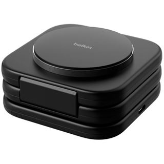 BELKIN BOOST CHARGE PRO QI2 3IN1 MAGN REISELADEGERT 15W SCHWARZ