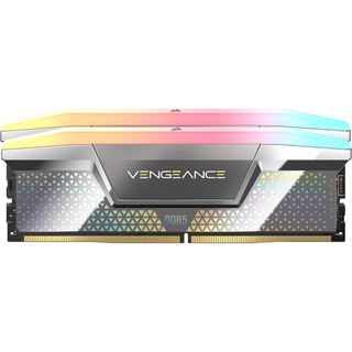48GB Corsair Vengeance RGB silber CUDIMM DDR5-8400 DIMM CL40 Dual Kit