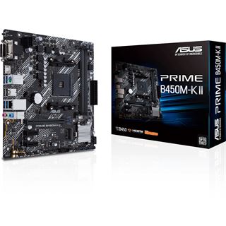 Asus Prime B450M-K II AMD B450 So.AM4 DDR4 mATX Retail