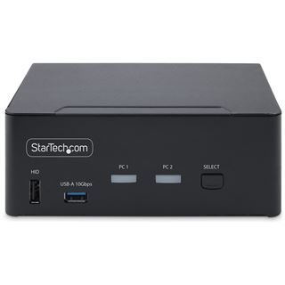 STARTECH 2-PORT DP 1.4 KVM SWITCH - DUAL-MONITOR DISPLAYPORT KVM
