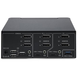 STARTECH 2-PORT DP 1.4 KVM SWITCH - DUAL-MONITOR DISPLAYPORT KVM