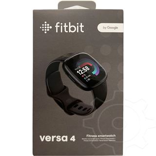 Fitbit Versa 4, black graphite , Retourenware