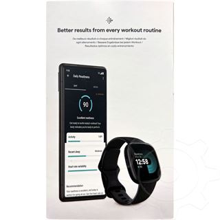 Fitbit Versa 4, black graphite , Retourenware