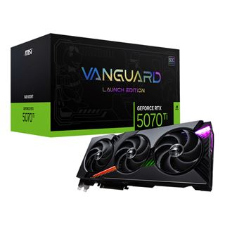 16GB MSI GeForce RTX 5070 Ti Vanguard SOC Launch Edition Aktiv PCIe