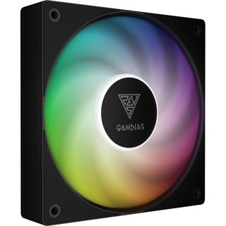 Gamdias Notus M1-1201 ARGB 120x120x25mm 400-1600 U/min schwarz