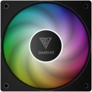 Gamdias Notus M1-1201 ARGB 120x120x25mm 400-1600 U/min schwarz