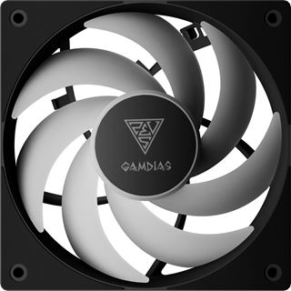 Gamdias Notus M1-1201 ARGB 120x120x25mm 400-1600 U/min schwarz