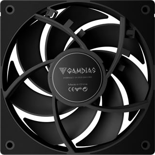 Gamdias Notus M1-1201 120x120x25mm 400-1600 U/min schwarz