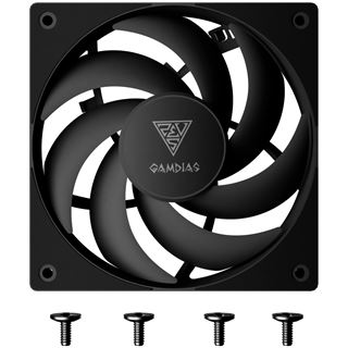 Gamdias Notus M1-1201 120x120x25mm 400-1600 U/min schwarz