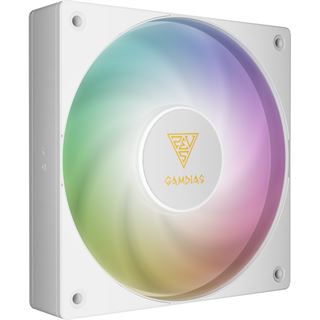 Gamdias Notus M1-1201 WH ARGB 120x120x25mm 400-1600 U/min weiß