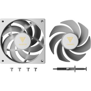 Gamdias Notus M1-1201 WH ARGB 120x120x25mm 400-1600 U/min weiß