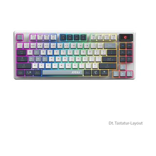 MSI FORGE GK600 TKL KTT Purple Star USB und Bluetooth Deutsch