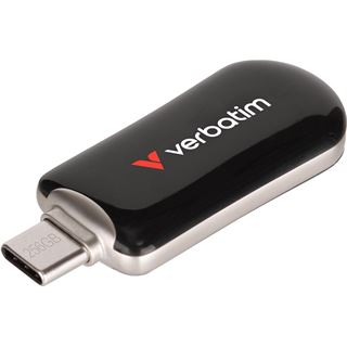 256GB Verbatim Plectra Black USB-C Flash Drive