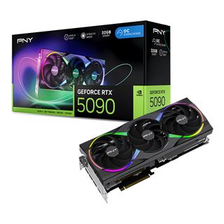 32GB PNY GeForce RTX 5090 Overclocked Triple Fan Aktiv PCIe 5.0 x16