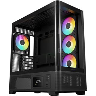 Gamdias Atlas P2 CG Midi Tower ohne Netzteil schwarz