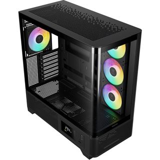 Gamdias Atlas P2 CG Midi Tower ohne Netzteil schwarz