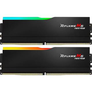 64GB (2x 32GB) G.Skill Ripjaws M5 Neo RGB schwarz DDR5 6000 CL28