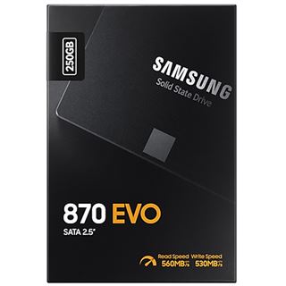 250GB Samsung 870 EVO MZ-77E250BW - SSD - SATA 6Gb/s