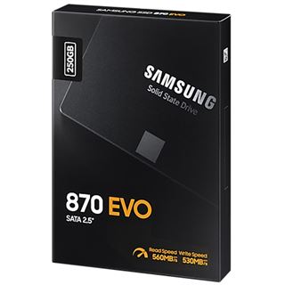 250GB Samsung 870 EVO MZ-77E250BW - SSD - SATA 6Gb/s