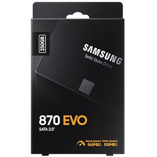 250GB Samsung 870 EVO MZ-77E250BW - SSD - SATA 6Gb/s