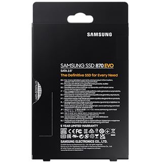 250GB Samsung 870 EVO MZ-77E250BW - SSD - SATA 6Gb/s