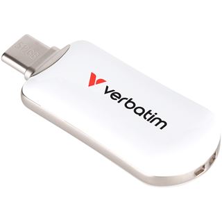 512GB Verbatim Plectra White USB-C Flash Drive
