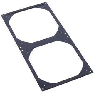 Alphacool Radiator 400mm L&uuml;fterblende 2x180/200mm - Black