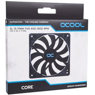 Alphacool SL-15 PWM Fan 600-1800rpm ( 120x120x15mm ) EOL