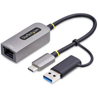 StarTech USB-C to Ethernet Adapter w/USB-A Adapter, Realtek RTL8153B