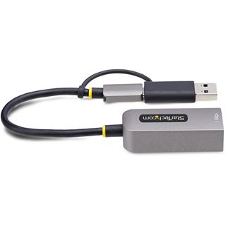StarTech USB-C to Ethernet Adapter w/USB-A Adapter, Realtek RTL8153B
