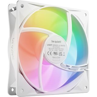 be quiet! Light Wings LX PWM Reverse White 120x120x25mm 1500 U/min
