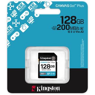 128GB Card Kingston Canvas Go Plus SD