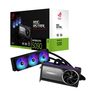 32GB Asus GeForce RTX 5090 ROG Astral LC OC Aktiv PCIe 5.0 x16