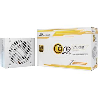 750 Watt Seasonic Core GX White ATX 3 Modular 80+ Gold