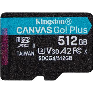 512GB Kingston Canvas Go Plus MicroSD +ADP