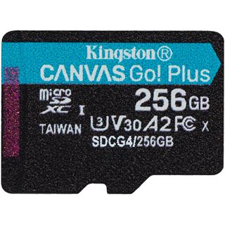 256GB Kingston Canvas Go Plus MicroSD +ADP