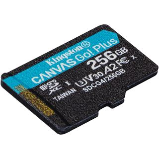 256GB Kingston Canvas Go Plus MicroSD +ADP