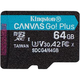 64GB Kingston Canvas Go Plus MicroSD +ADP