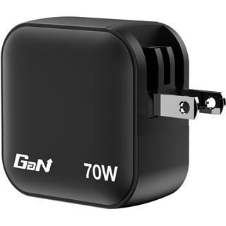 Verbatim Mini GaN Charger 70W 2xUSB-C PD, 1xUSB-A QC 3.0